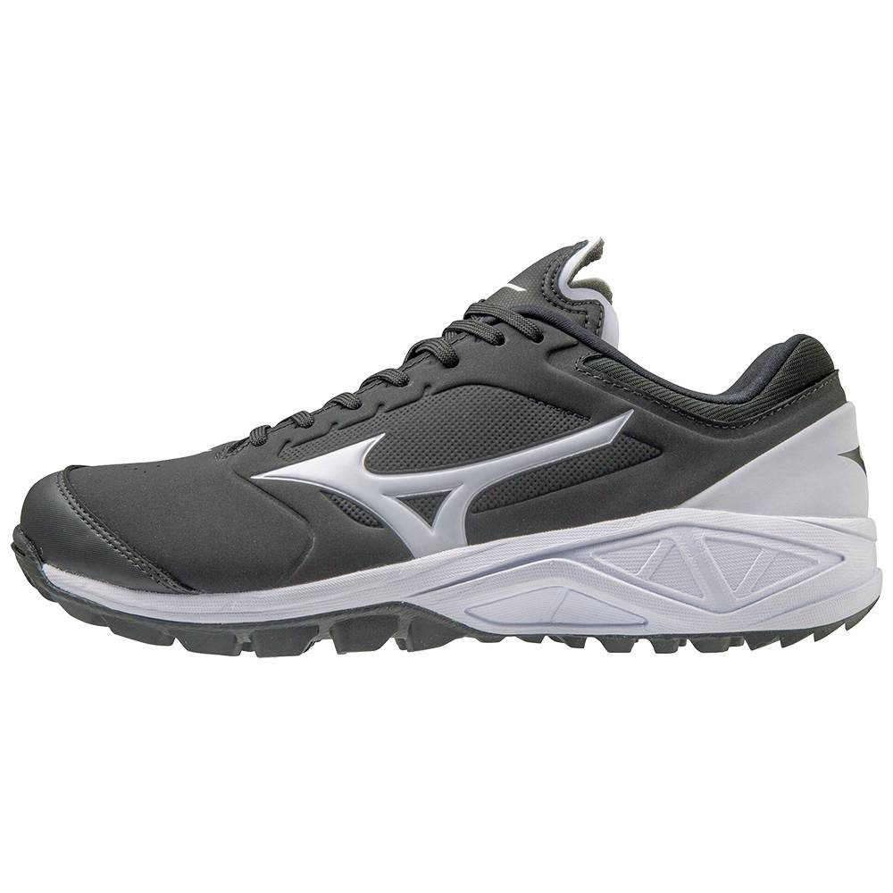 Womens Mizuno Dominant 3 All Surface Turf Baseball Shoes Grey/White Philippines (DNGCPZ921)